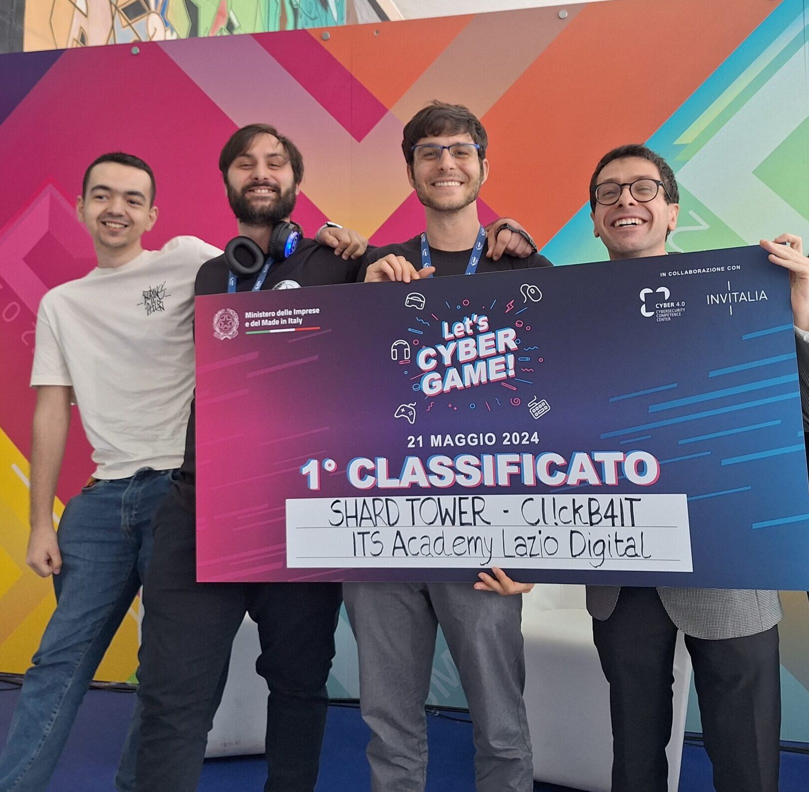 Shard Tower dell’ITS Lazio Digital vince il contest “Let’s cyber game” promosso dal Mimit